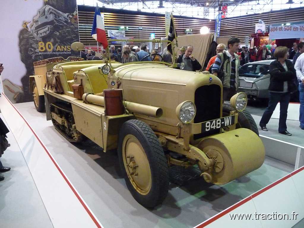 2011_epoquauto (172).jpg - 05/11/2011 - 69000 LYON - EPOQU'AUTO - 33ème Salon International Autos & Motos Anciennes - CITROEN Kégresse - La Croisière Jaune sur la route de la soie